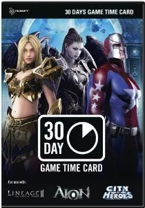 30 Day NCsoft Game Time Card